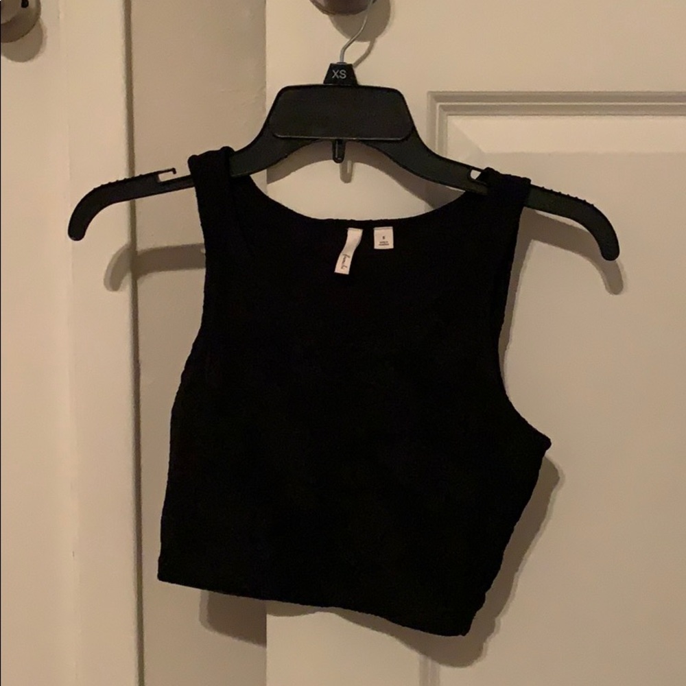 Lace Black Crop Top
